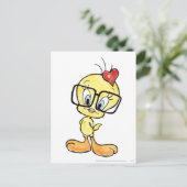 Carte Postale TWEETY™ Nerd (Debout devant)