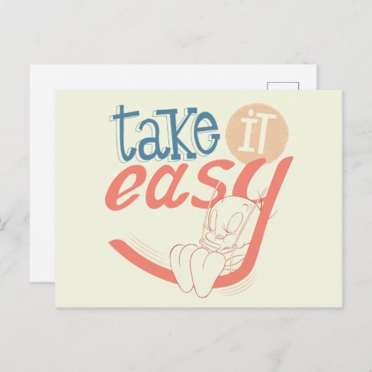 Carte Postale TWEETY | Take It Easy (Devant / Derrière)