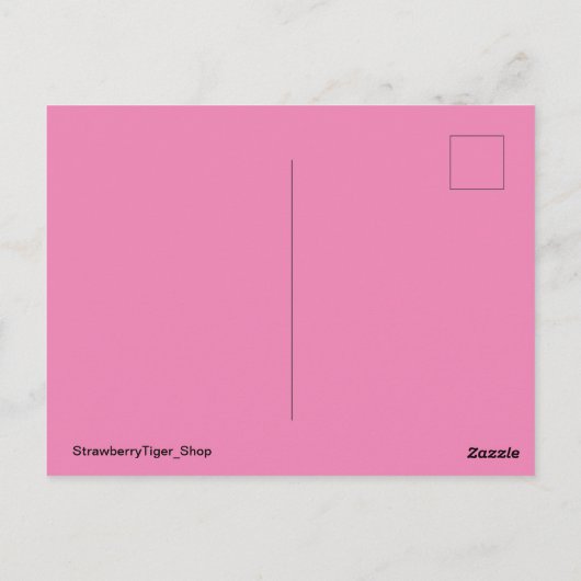 Carte postale TWICE Chaeyoung Version fraise (Dos)