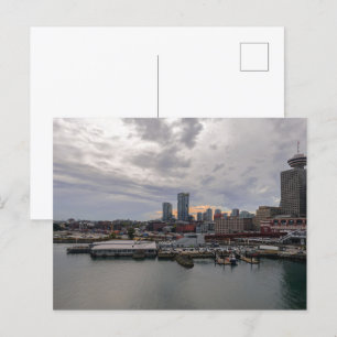 Carte Postale Twilight du port de Vancouver