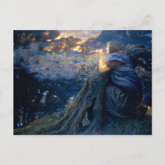 Carte Postale Twilight Fantasies by Edward Robert Hughes (Devant)