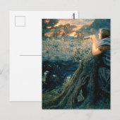 Carte Postale “Twilight Fantasy” d'Edward Robert Hughes (Devant / Derrière)