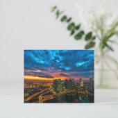 Carte Postale Twilight Manhattan City Skyline (Debout devant)