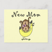 Carte Postale Twin Boy and Girl New Mom Tshirts (Devant)