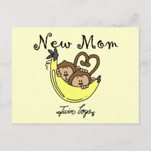 Carte Postale Twin Boys New Mom Tshirts et cadeaux
