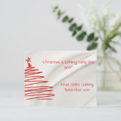 Carte Postale Twin Christmas Theme Grossesse Faire-part (Debout devant)