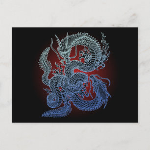 Carte Postale Twin-dragon(B)