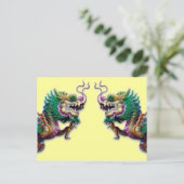 Carte postale Twin Dragons (Debout devant)