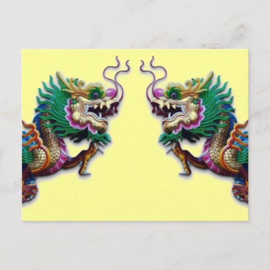 Carte postale Twin Dragons (Devant)