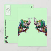 Carte postale Twin Dragons (Devant / Derrière)