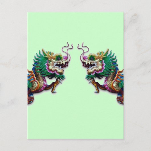 Carte postale Twin Dragons (Devant)