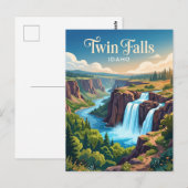 Carte Postale Twin Falls Idaho (Devant / Derrière)