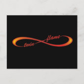 Carte Postale Twin Flame symbole d'infini (Devant)