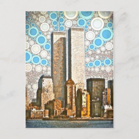 Carte Postale Twin Towers 1995 Postcard (Devant)