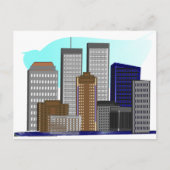 Carte Postale Twin Towers New York—Cadeaux d'art uniques (Devant)