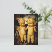 Carte Postale Twin Vintage Dolls (Debout devant)