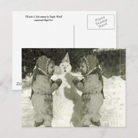 Carte postale Twins (Devant / Derrière)