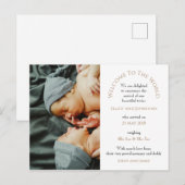 Carte Postale Twins modernes Bienvenue dans le monde de la typog (Devant / Derrière)