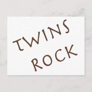 Carte Postale Twins Rock