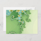 Carte Postale Twirligig - Fractal (Devant / Derrière)