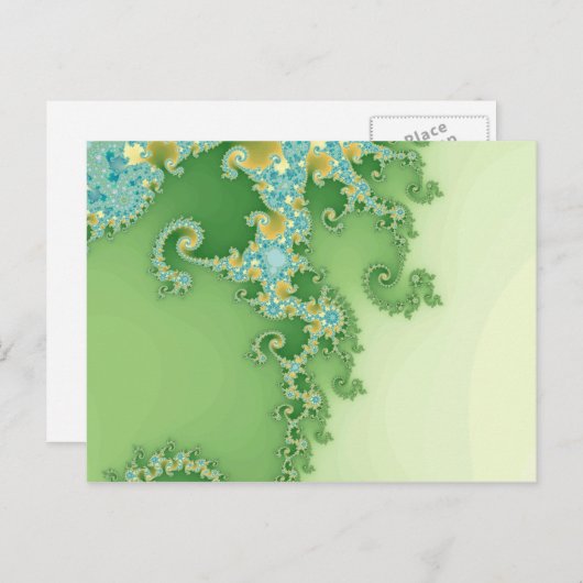 Carte Postale Twirligig - Fractal (Devant / Derrière)