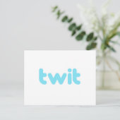 Carte Postale twit (Debout devant)