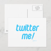Carte Postale twitter (Devant / Derrière)