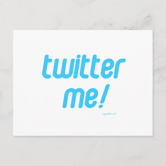 Carte Postale twitter (Devant)
