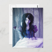 Carte postale "Twizted White" (Devant / Derrière)