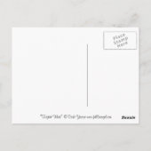 Carte postale "Twizted White" (Dos)