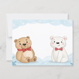 Carte Postale Two Bears