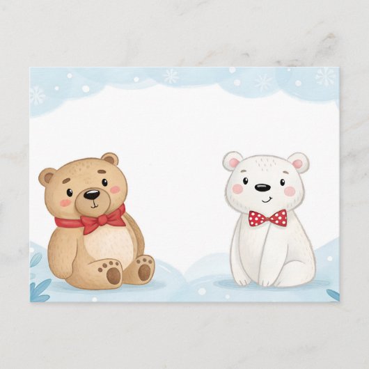 Carte Postale Two Bears (Devant)