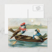 Carte Postale Two Birds in a Boat (Devant / Derrière)
