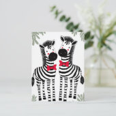 Carte Postale Two Cute Zebras (Debout devant)