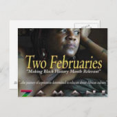 Carte Postale two februaries post card (Devant / Derrière)