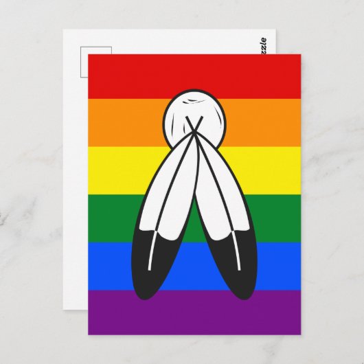 Carte Postale Two-spirit Pride Flag (Devant / Derrière)