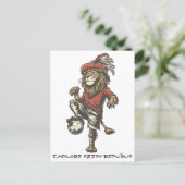 Carte Postale Two‑Tailed Lion Striker (Debout devant)