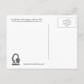 Carte Postale Two Worlds, par Brian Benson. (Dos)