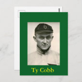Carte Postale Ty Cobb Wall Art Tapestery (Devant / Derrière)