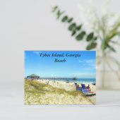 Carte Postale Tybee Island, Georgia Beach (Debout devant)