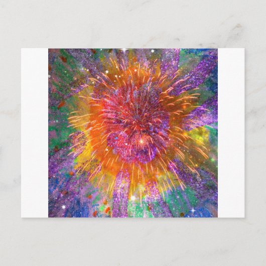 Carte Postale Tye-Dye (Devant)