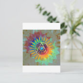 Carte Postale Tyedye spirituel (Debout devant)