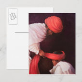 Carte Postale Tying a Turban 2010 (Devant / Derrière)