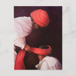 Carte Postale Tying a Turban 2010