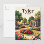Carte Postale Tyler, Texas (Devant / Derrière)