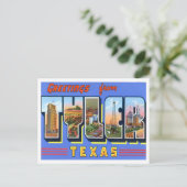 Carte postale Tyler, Texas Vintage Big Letters (Debout devant)