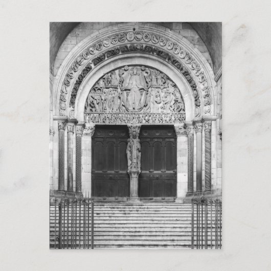 Carte Postale Tympanum avec le jugement Dernier (Devant)