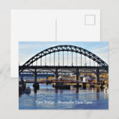 Carte Postale Tyne Bridge Newcastle (Royaume-Uni) Photo (Devant / Derrière)