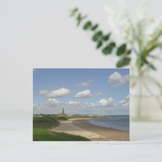 CARTE POSTALE TYNEMOUTH LONGSANDS (Debout devant)