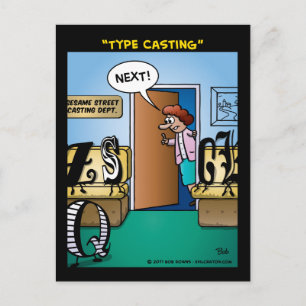 Carte Postale "Type Casting"
